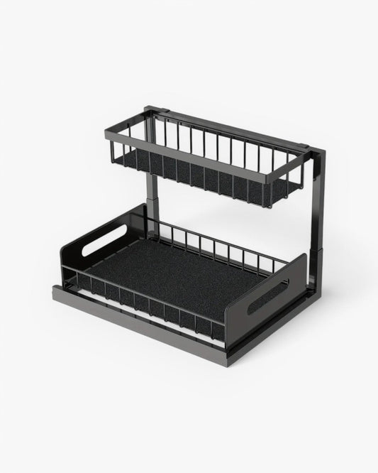 Extendable Under-Cabinet Storage Organizer – Luxurious Design