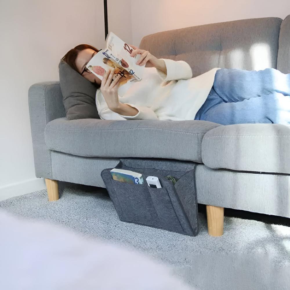 Chic Felt Bedside Caddy | Stylish Storage for Essentials