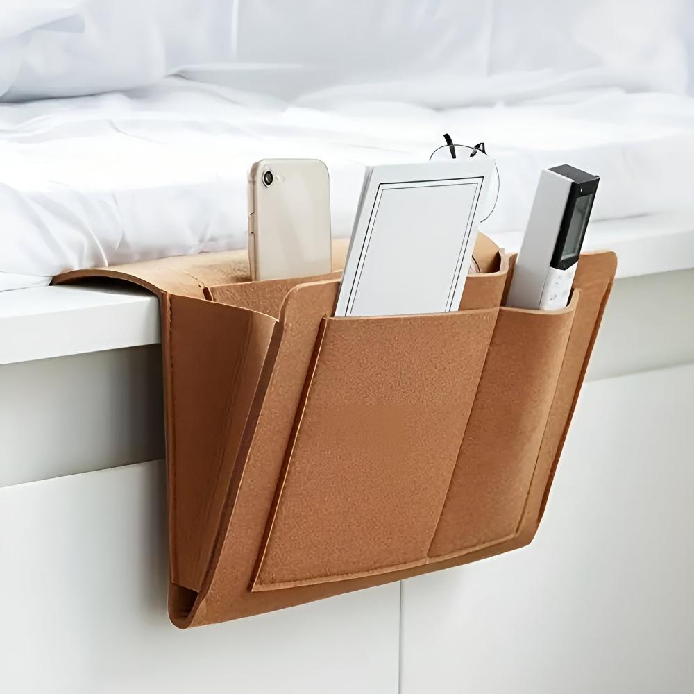 Chic Felt Bedside Caddy | Stylish Storage for Essentials