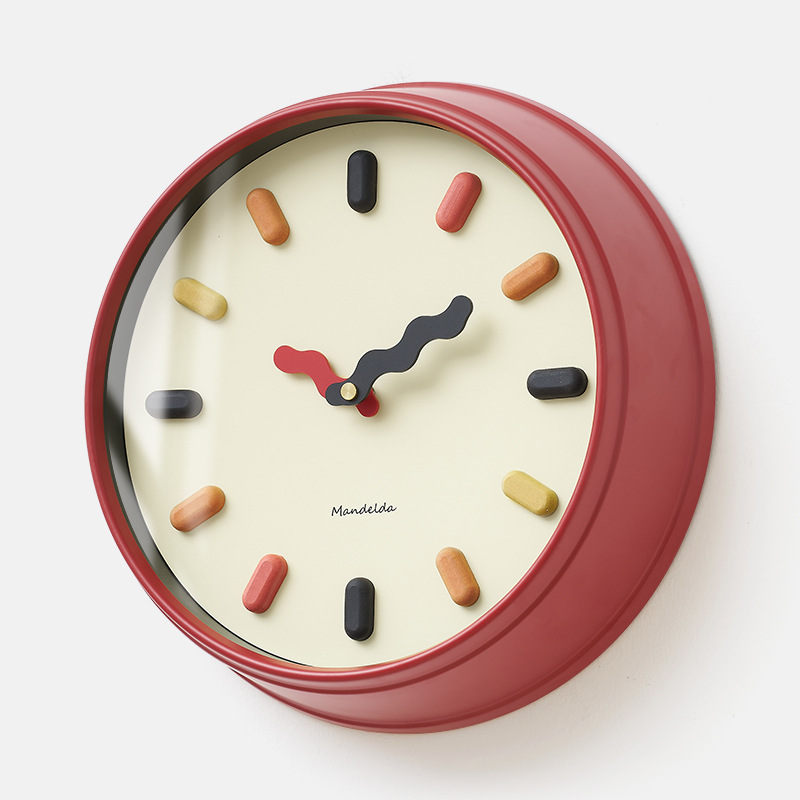 Silent Sweep 3D Wall Clock for Bedroom and Living Room Decor