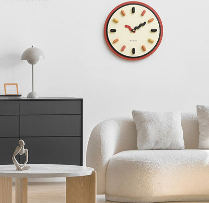 Silent Sweep 3D Wall Clock for Bedroom and Living Room Decor