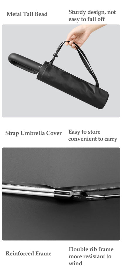 Hands-Free Umbrella with Unique Ring Handle