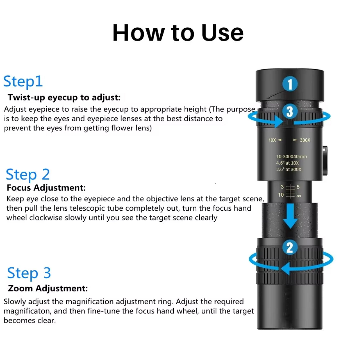 Long Range Monocular for Clear Viewing