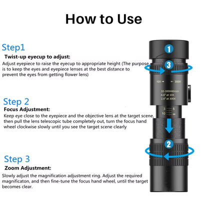 Long Range Monocular for Clear Viewing