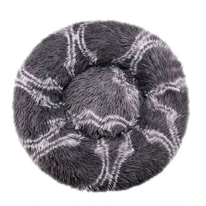 Cozy Nesting Dog Bed with Plush Supportive Bolster