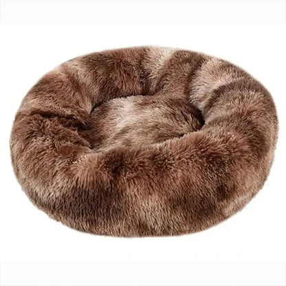 Cozy Nesting Dog Bed with Plush Supportive Bolster