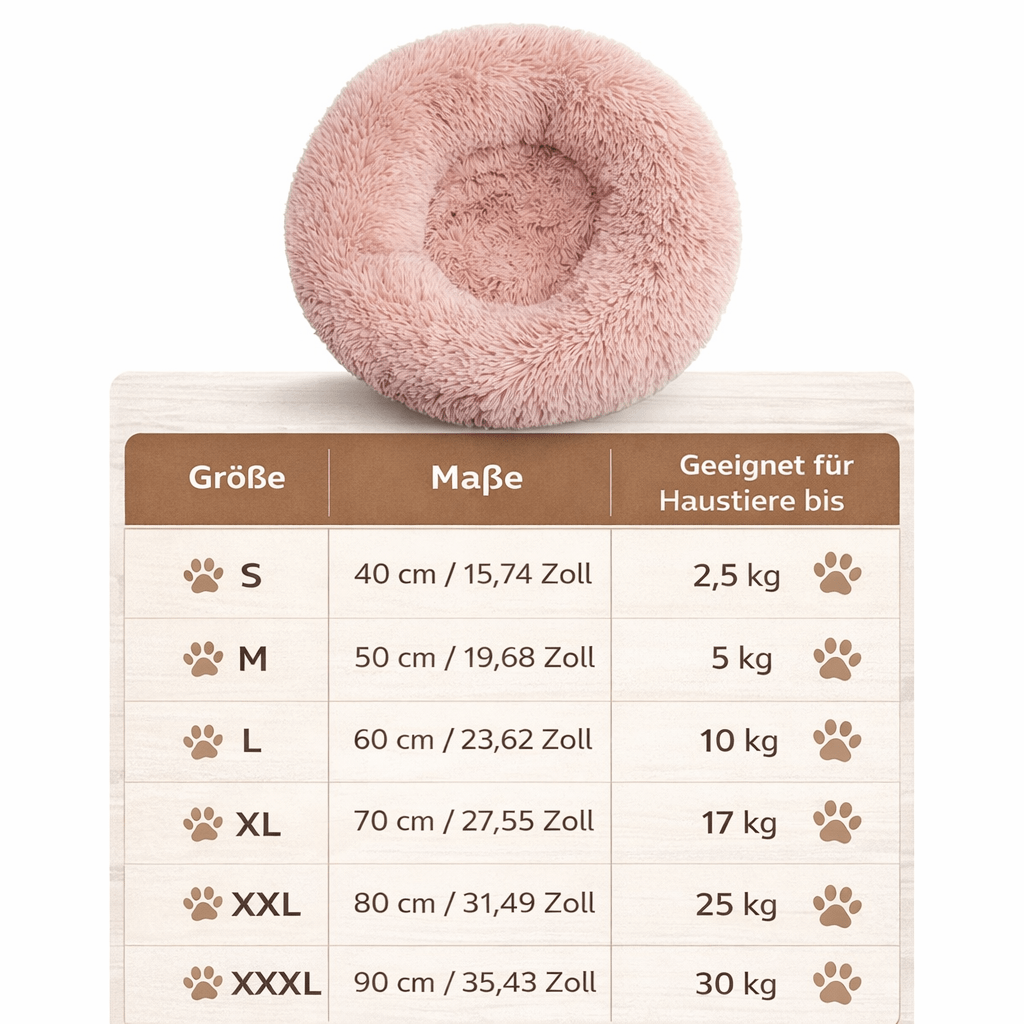 Cozy Nesting Dog Bed with Plush Supportive Bolster