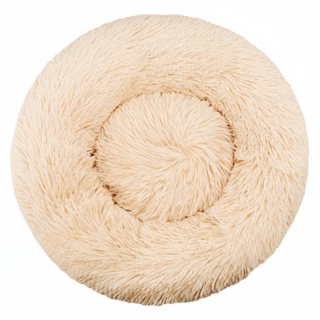 Cozy Nesting Dog Bed with Plush Supportive Bolster