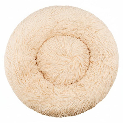 Cozy Nesting Dog Bed with Plush Supportive Bolster