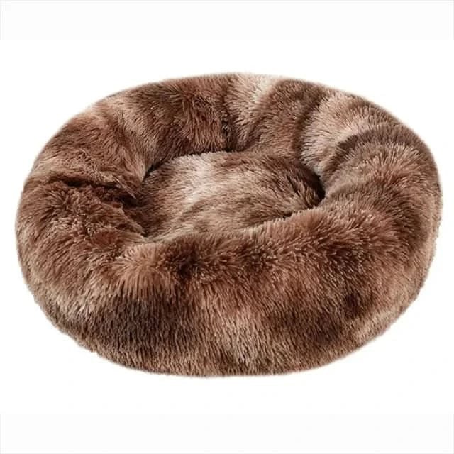 Cozy Nesting Dog Bed with Plush Supportive Bolster