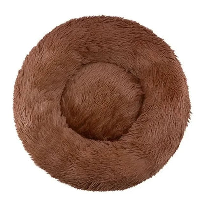 Cozy Nesting Dog Bed with Plush Supportive Bolster
