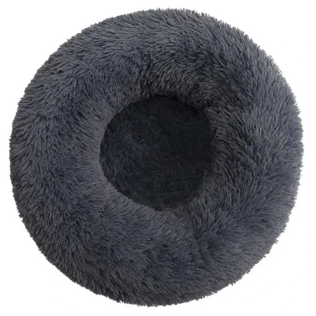Cozy Nesting Dog Bed with Plush Supportive Bolster