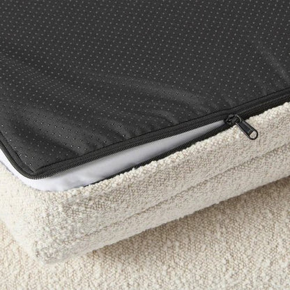Orthopedic Dog Bed with Bouclé Cover – Washable Memory Foam Cushion