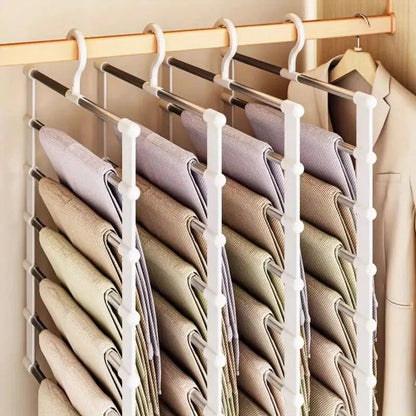 Multi-Hangers for Stylish Wardrobe Organization