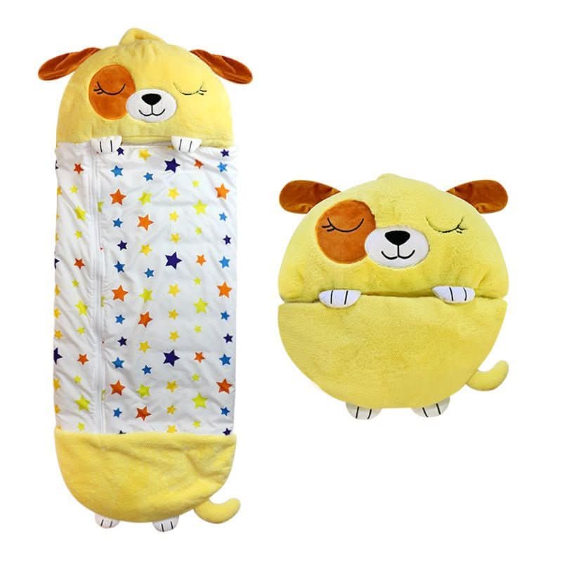 Kids' Plush Toy Sleeping Bag – 2-in-1 Snuggle Buddy Design