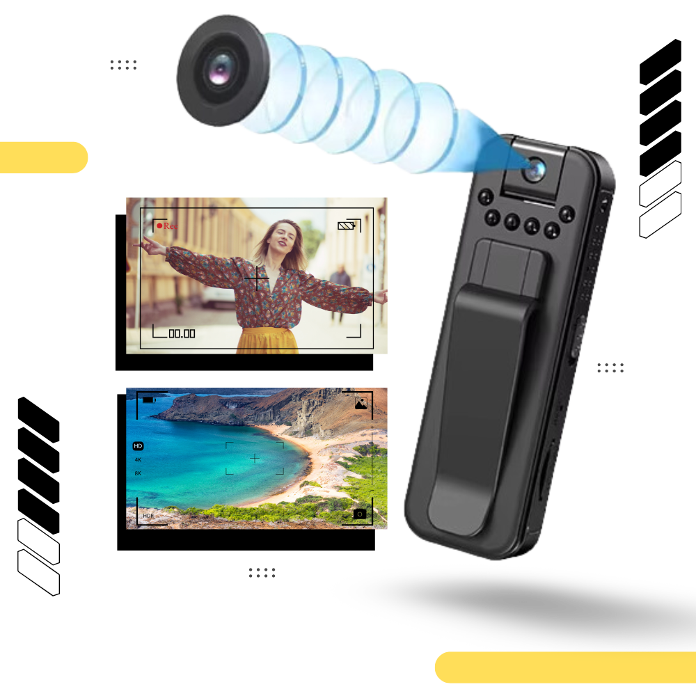Wireless Vlog Body Camera Compatible with OTG Devices