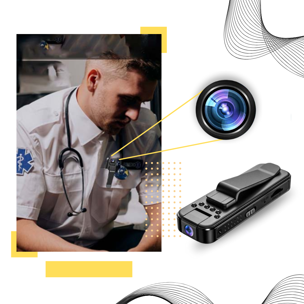 Wireless Vlog Body Camera Compatible with OTG Devices