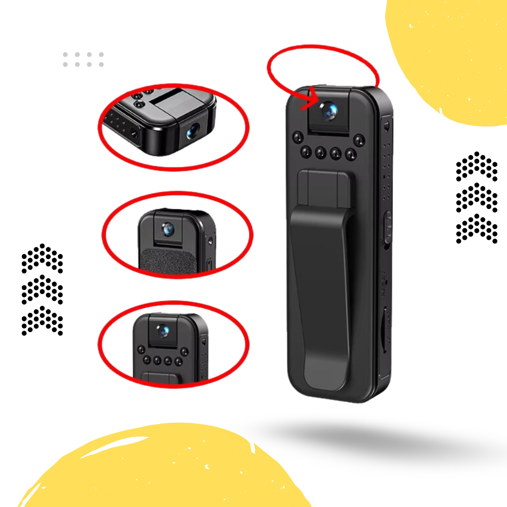 Wireless Vlog Body Camera Compatible with OTG Devices