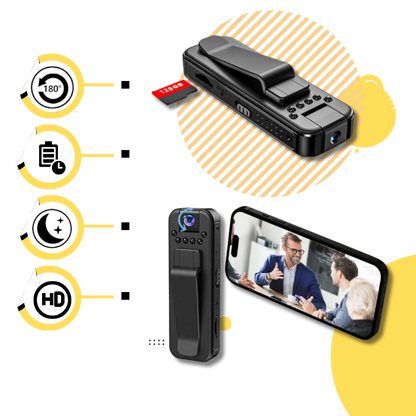 Wireless Vlog Body Camera Compatible with OTG Devices