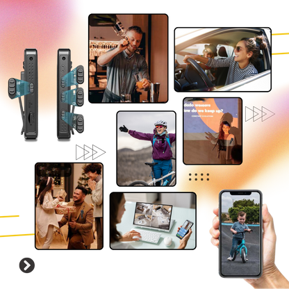 Wireless Vlog Body Camera Compatible with OTG Devices