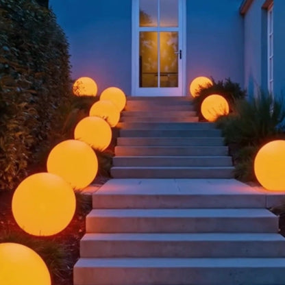 Elegant Cordless Globe Lights for Outdoor Ambiance