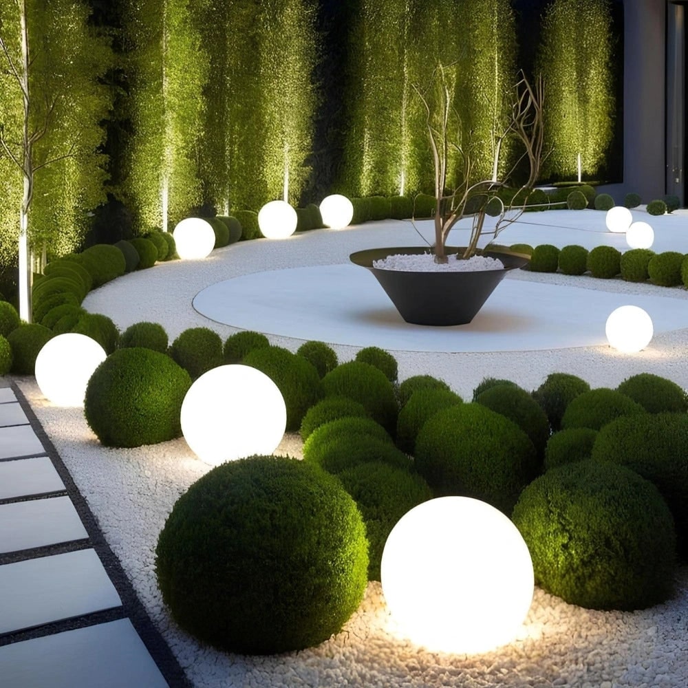 Elegant Cordless Globe Lights for Outdoor Ambiance
