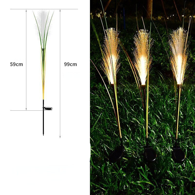 Solar Garden Light in Firework Design – Weatherproof & Wireless – Warm White