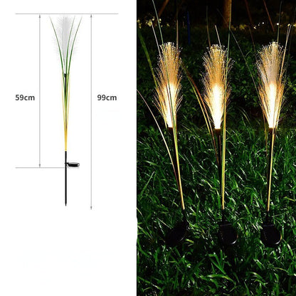 Solar Garden Light in Firework Design – Weatherproof & Wireless – Warm White