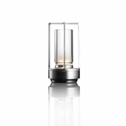 Cordless Rechargeable Small Gold Night Table Lantern