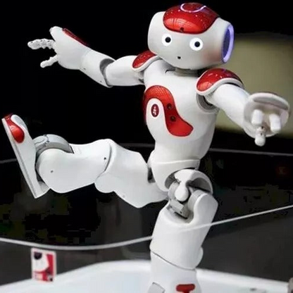 Advanced Humanoid Robot Companion with High-Tech Artificial Intelligence