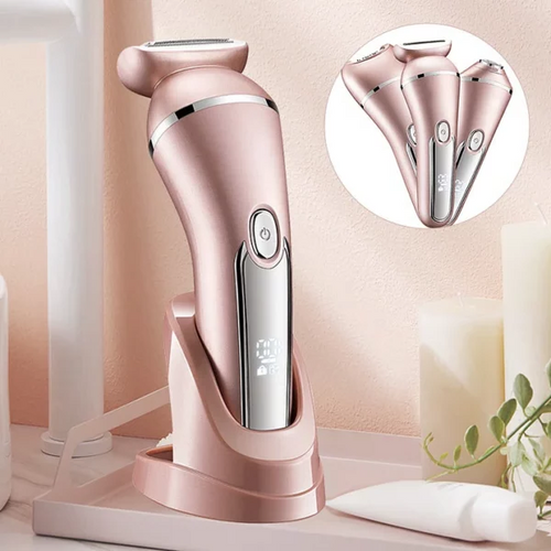 3-in-1 Electric Shaver – Waterproof and Rechargeable