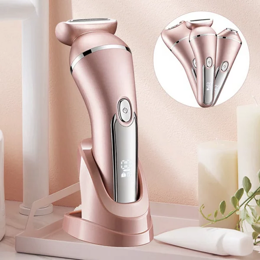 3-in-1 Electric Shaver – Waterproof and Rechargeable