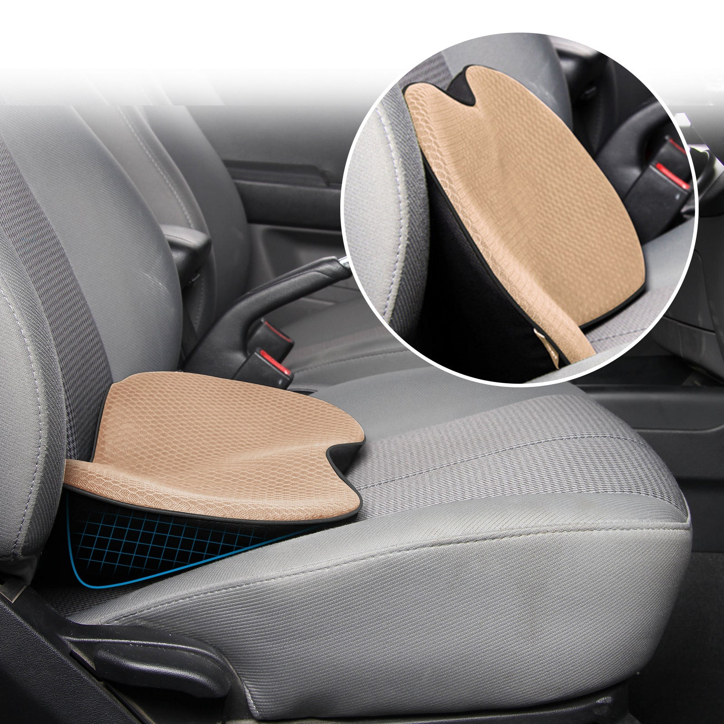 Adult Car Seat Cushion for Comfort