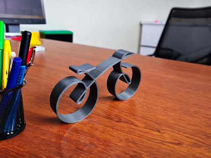 Minimalist Metal Wall Art for Cyclists – VeloWire Bike Silhouette