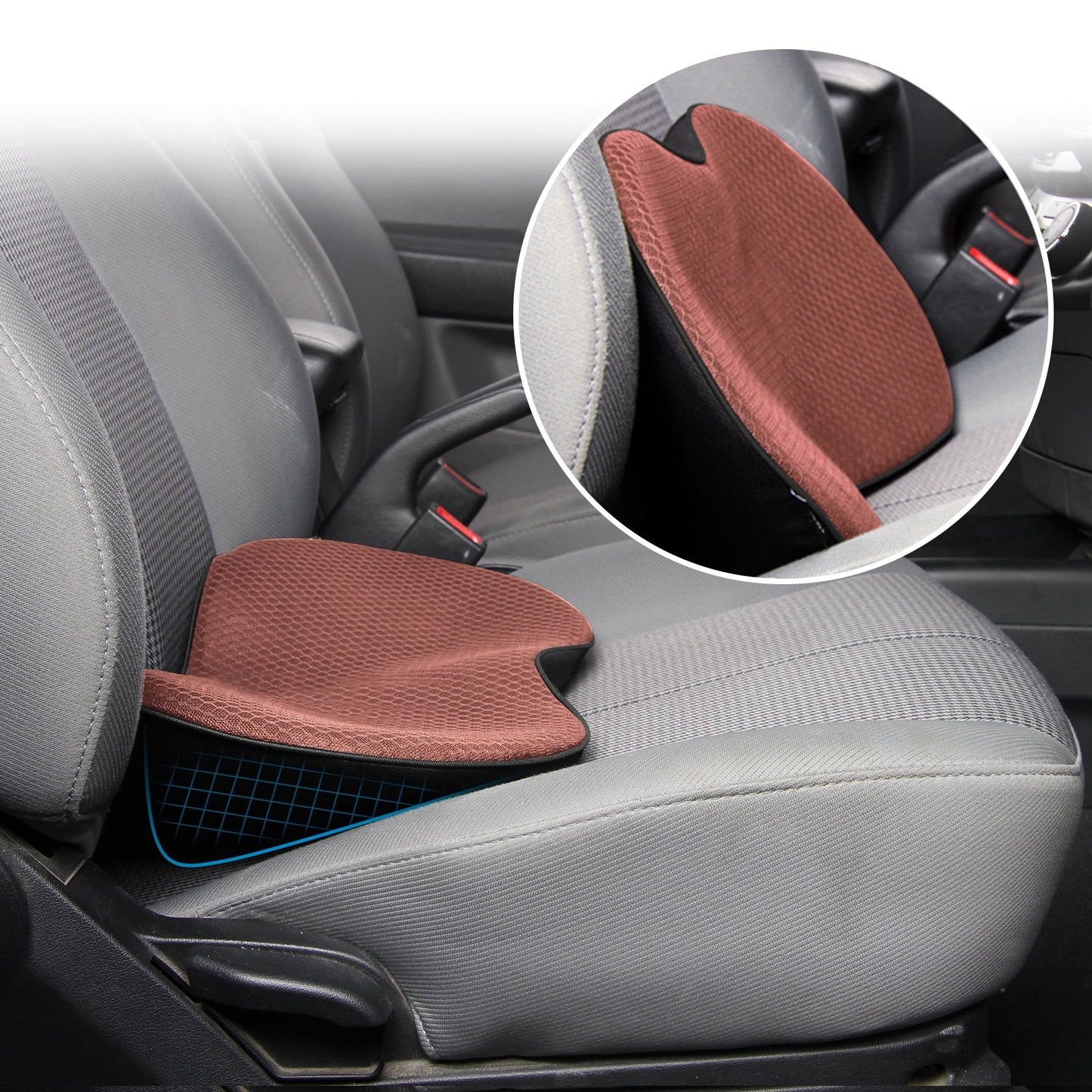 Adult Car Seat Cushion for Comfort