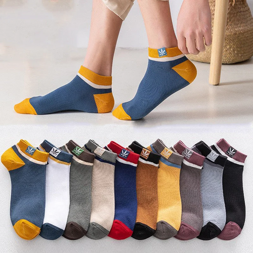 20 Pairs of Stylish Low-Cut Ankle Socks for Men