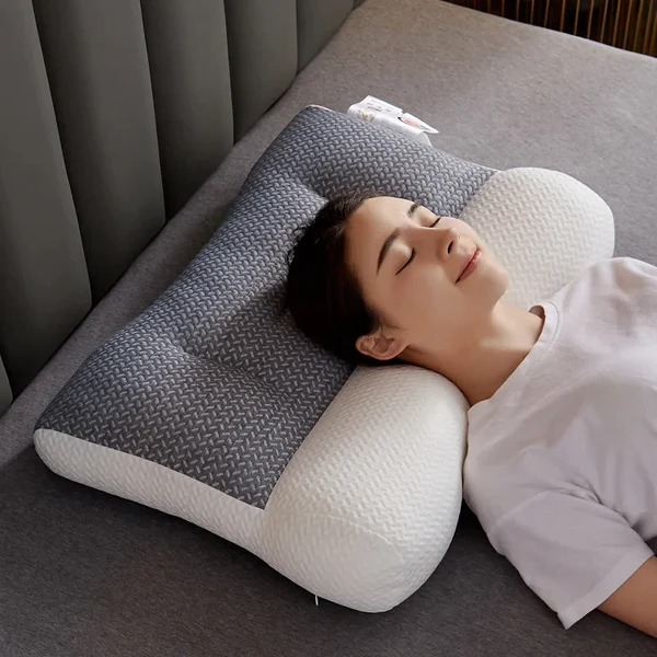 Neck Support Pillow for Back and Side Sleepers – Ergonomic Design