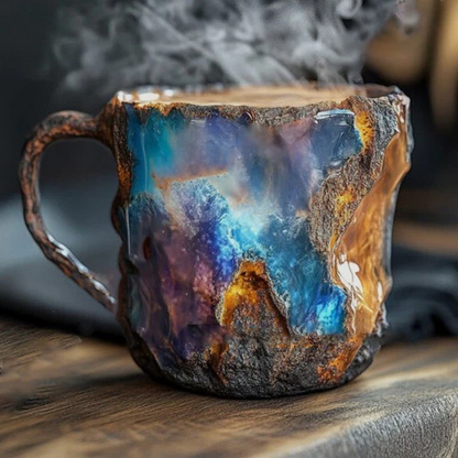 Novelty Cup with Crystal-Effect Finish – Mineral Coffee Mug