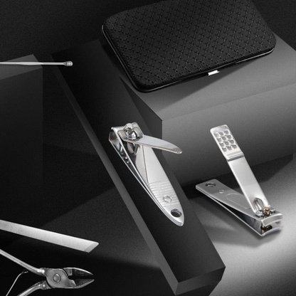 Premium 19-Piece Stainless Steel Nail Care Set