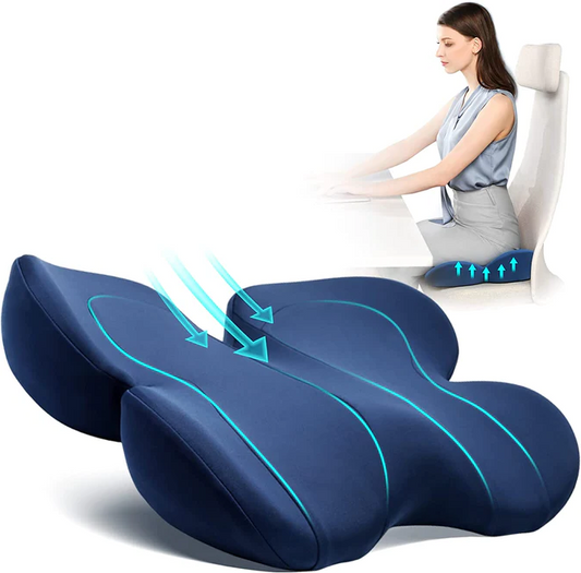 Ergonomic Memory Foam Seat Cushion for OrthoComfort Support