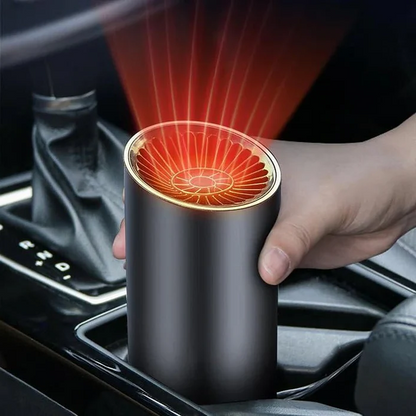 12V Car Heater & Defroster – Compact 360° Heating Fan
