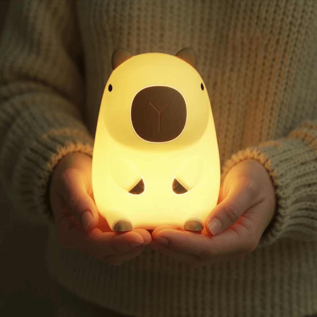 Capybara Squishy Night Light – Perfect Gift for All Ages