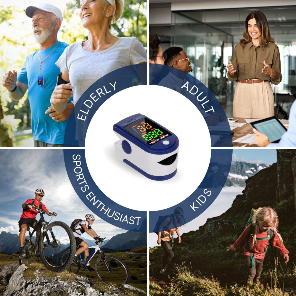 Quick Blood Oxygen Level and Heart Rate Monitor – Pulse Oximeter