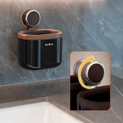 Suction-Cup Bathroom Organizer | No-Drill Wall Storage Solution