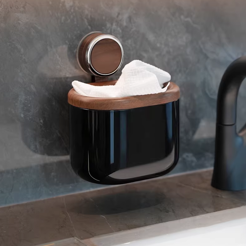 Suction-Cup Bathroom Organizer | No-Drill Wall Storage Solution