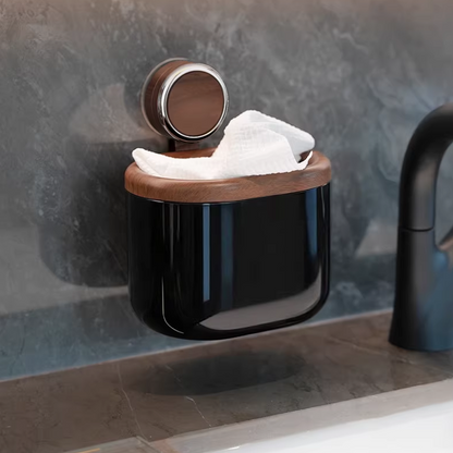 Suction-Cup Bathroom Organizer | No-Drill Wall Storage Solution
