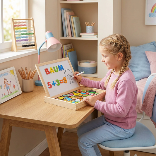 2-in-1 Drawing Board for Kids - Montessori Educational Toy