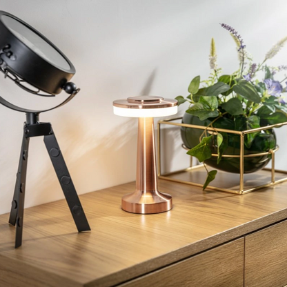 Stylish Cordless Table Lamp – Portable Retro Design