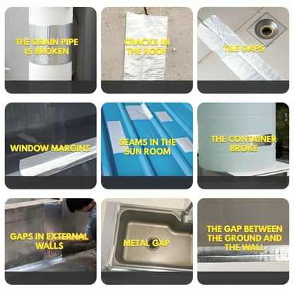Waterproof Repair Tape HydroFix Pro | Strong Sealing | Buy 1 Get 1 Free | For Roofs, Pipes, Windows & Outdoor Use