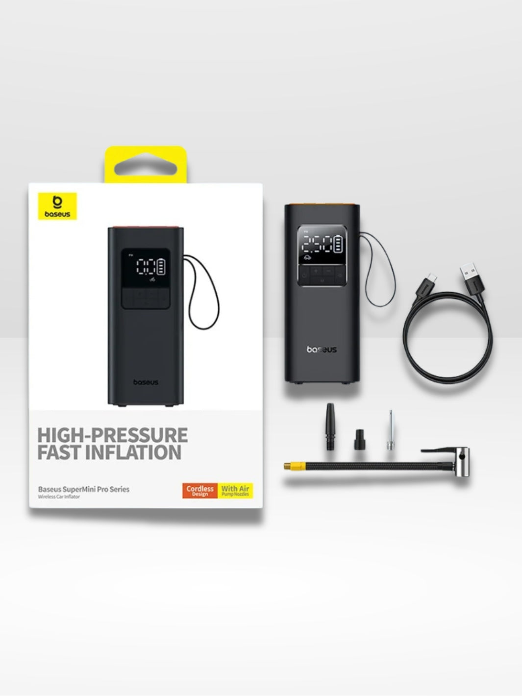 Wireless Car Tire Pump – Portable Air Inflator
